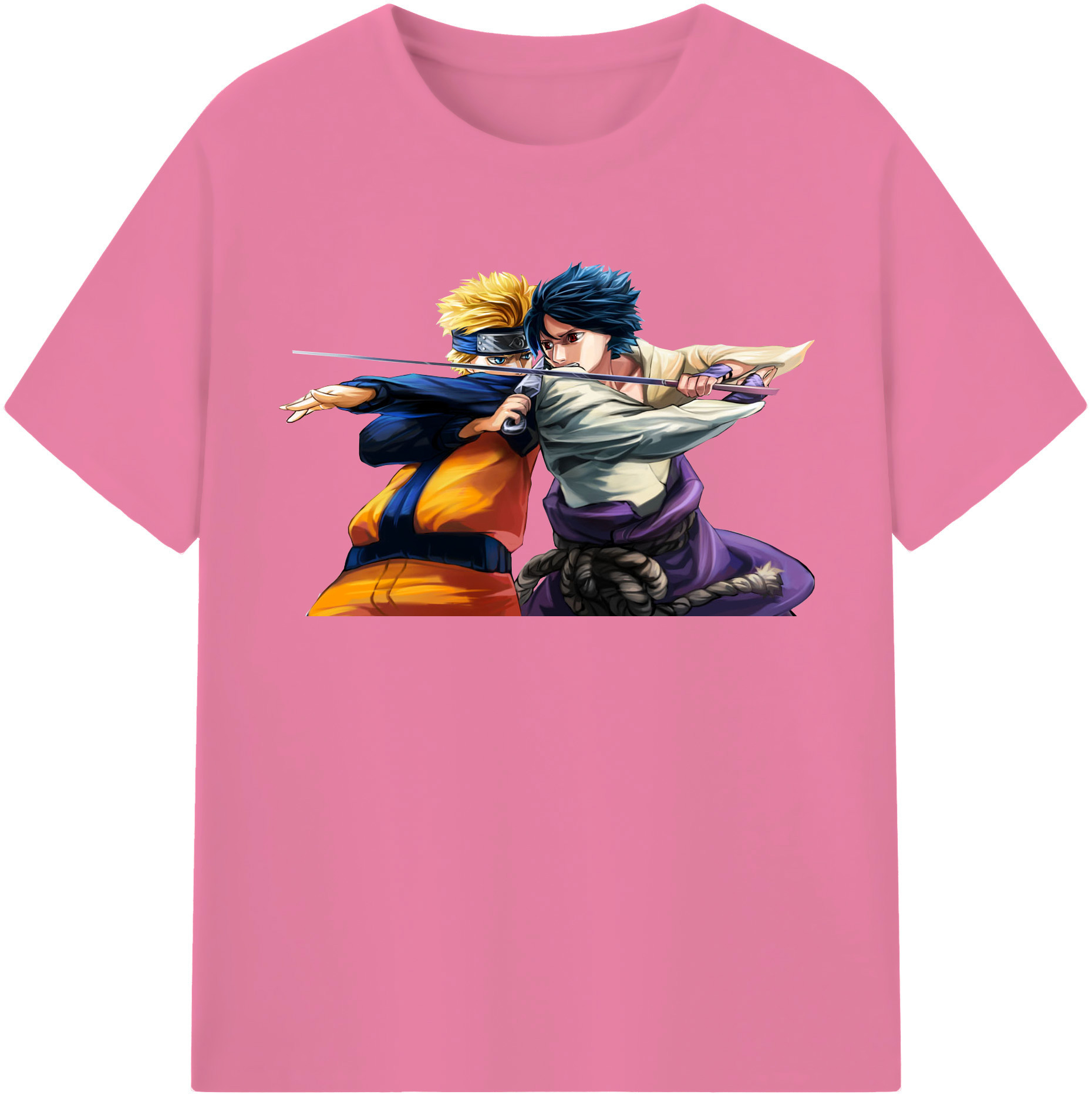 （画像用） NARUTO -ナルト- うずまき ナルト Uzumaki Naruto 綿100％半袖Tシャツ（フロントプリント）